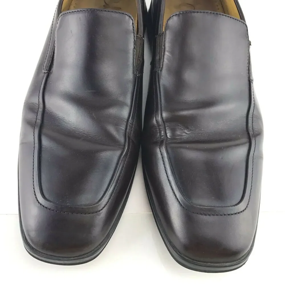Cole Haan Air Loafer Men's 9 Brown Leather Apron Toe‎ Slip On Comfort Shoe